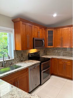 Kitchen cabinets