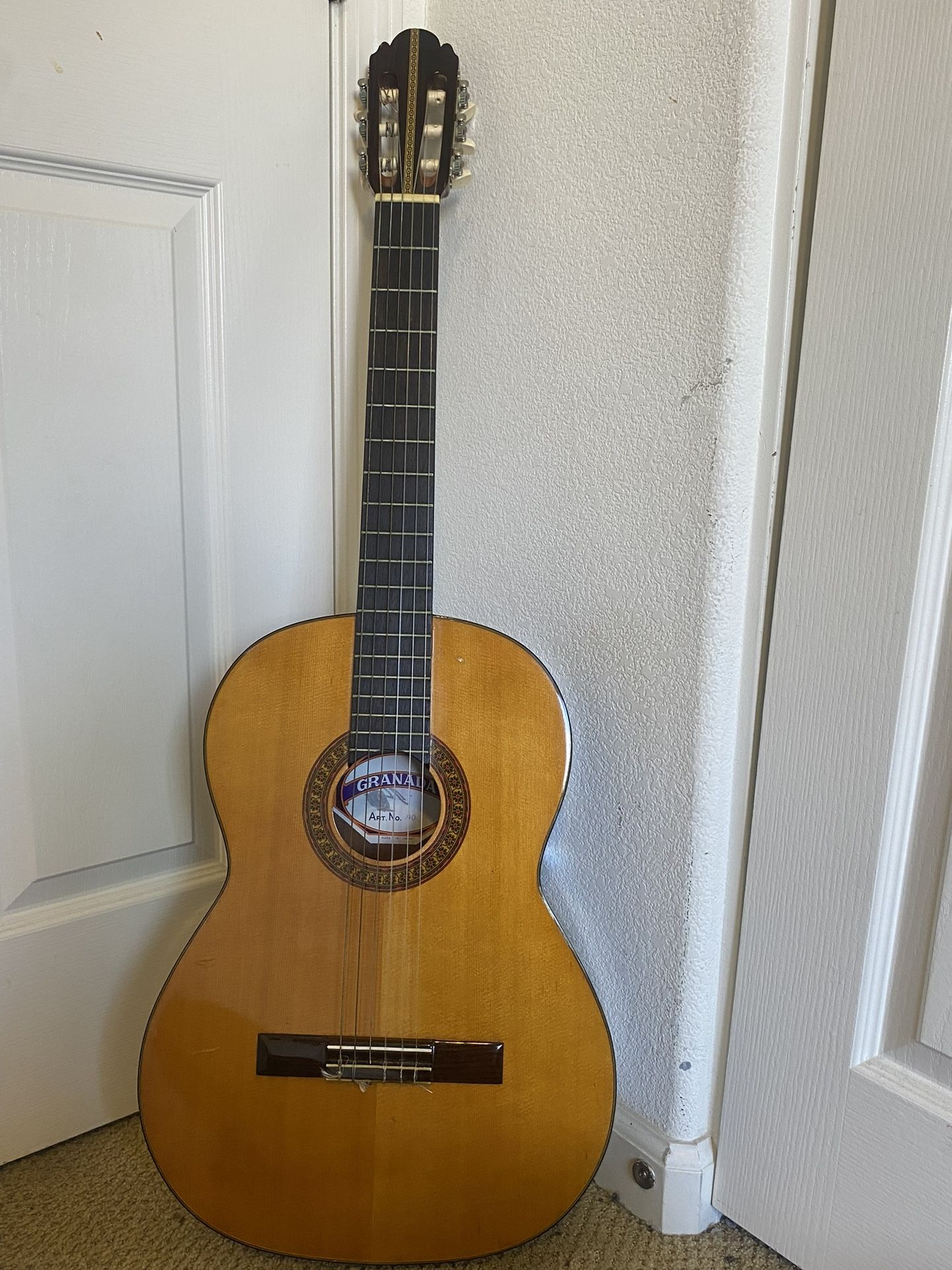 Vintage Grananda Classical Acoustic Guitar with Case