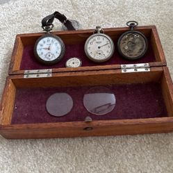 Antique Pocket Watches Various Years