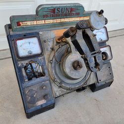 Vintage Sun Distributor Tester Tool Equipment Man Cave Garage Art