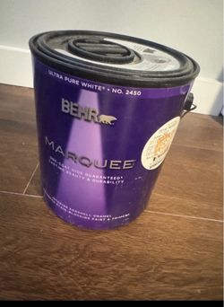 Behr Marquee Ultra Pure White Interior Paint 1 Gallon