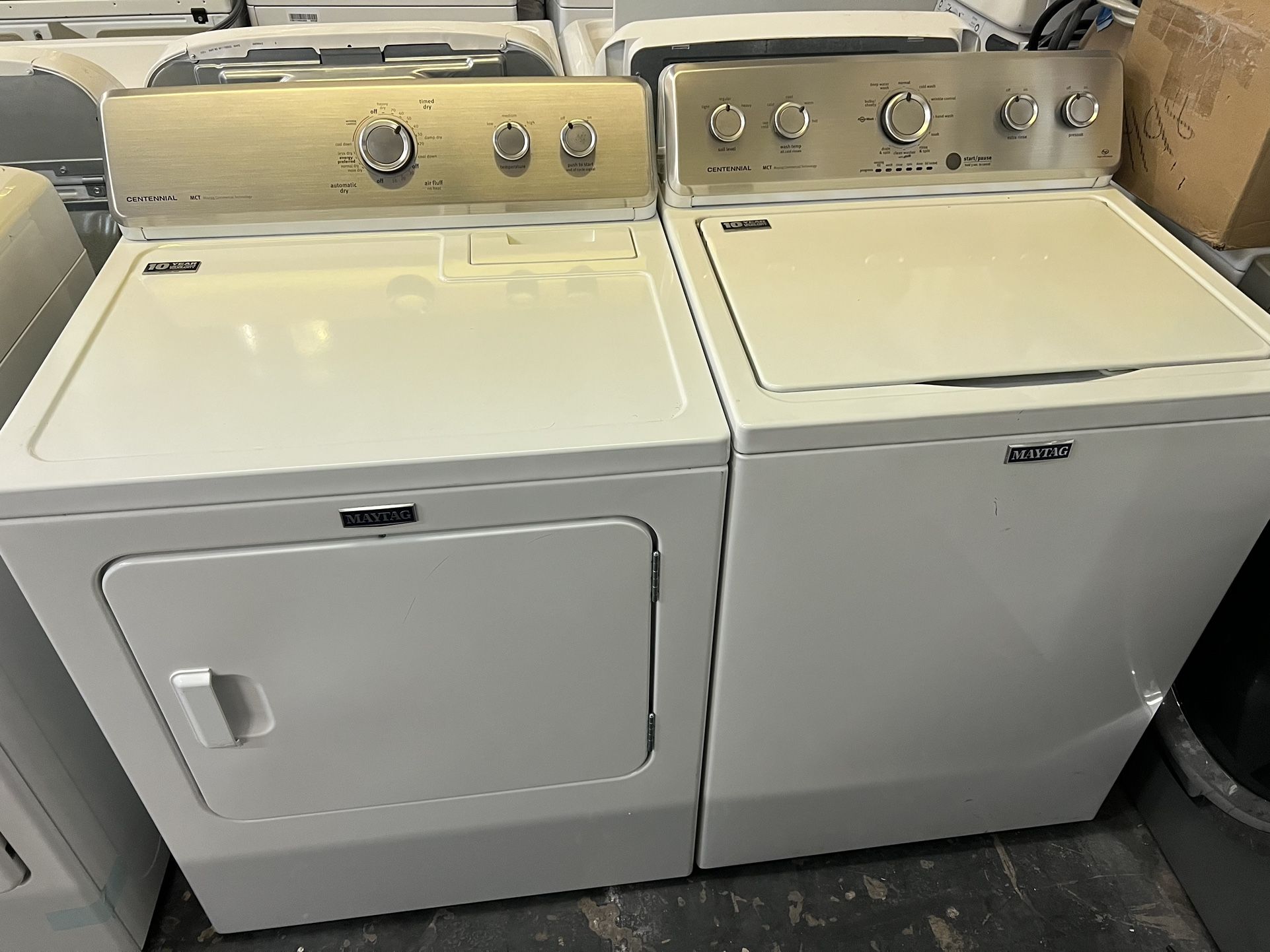 Maytag Centennial Washer And Maytag Centennial Electric Dryer