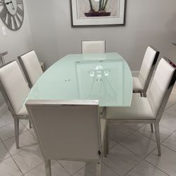 Kitchen Table With 6 Chairs Modern