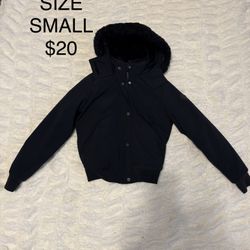 Hollister Black Jacket Size Small