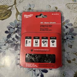 Milwuakee 16’ Saw Chain