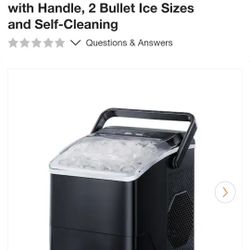 $75 Countertop Ice Maker For Home Or Travel