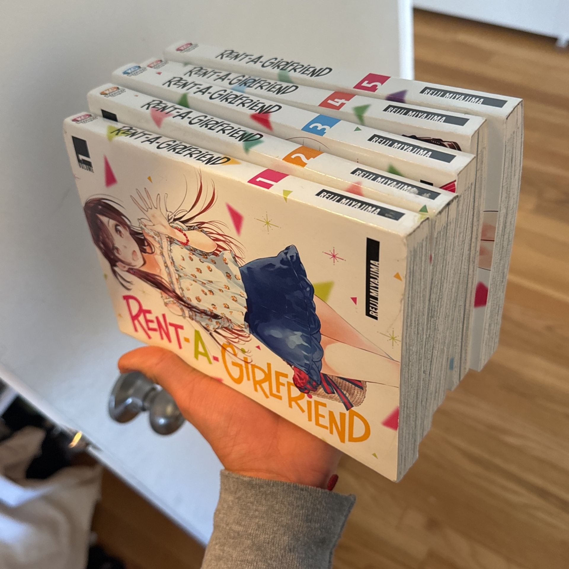 Rent-A-Girlfriend Manga Books 1-5