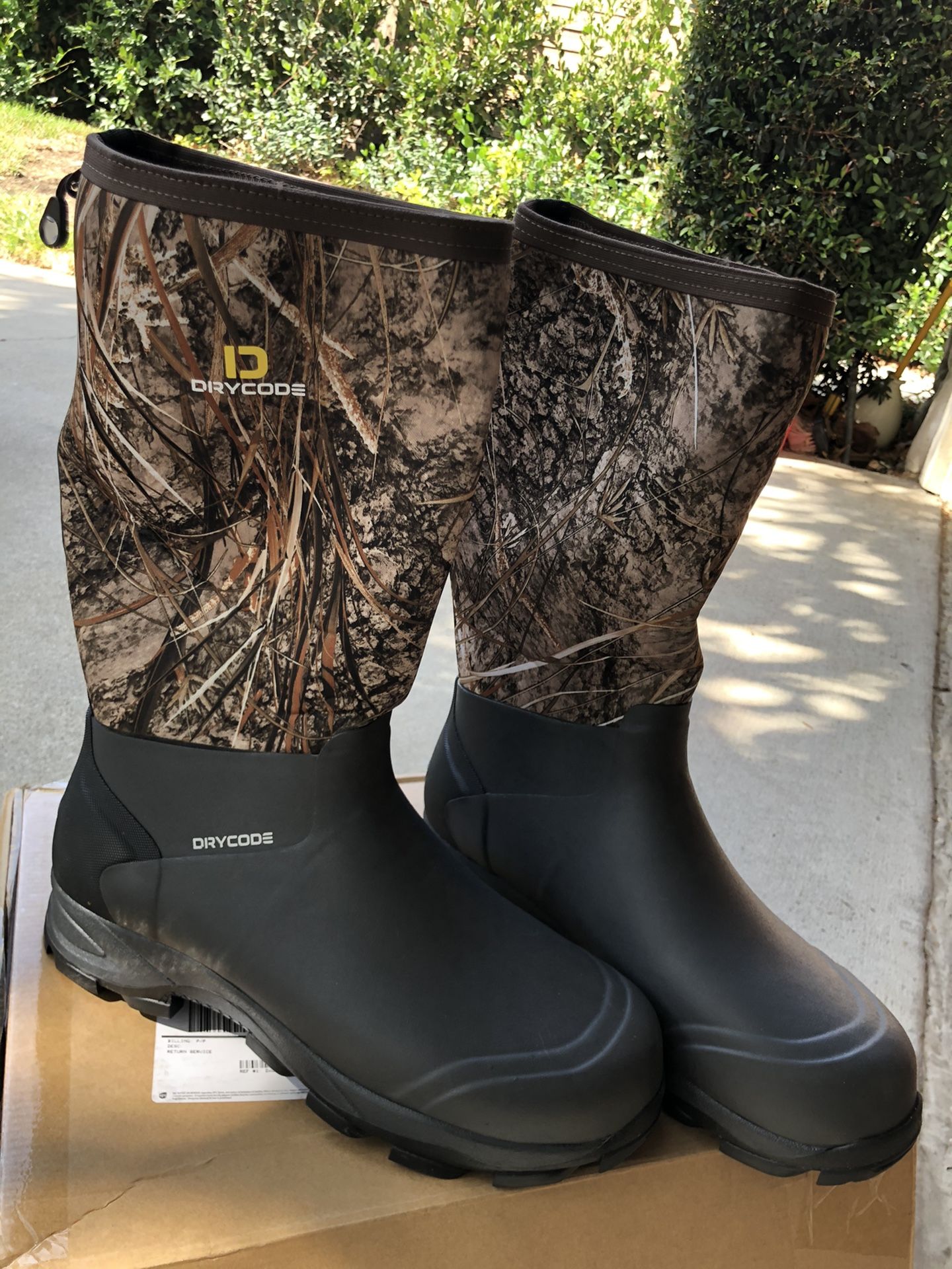 Men Size 14 Waterproof Rubber Boots