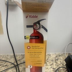 Kidde fire extinguisher