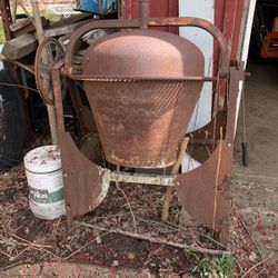 Cement mixer With motor