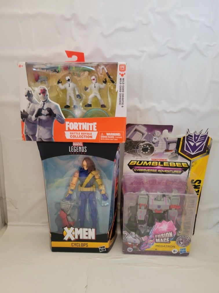 X Men Cyclops /Fortnite/Transformers $5 Each