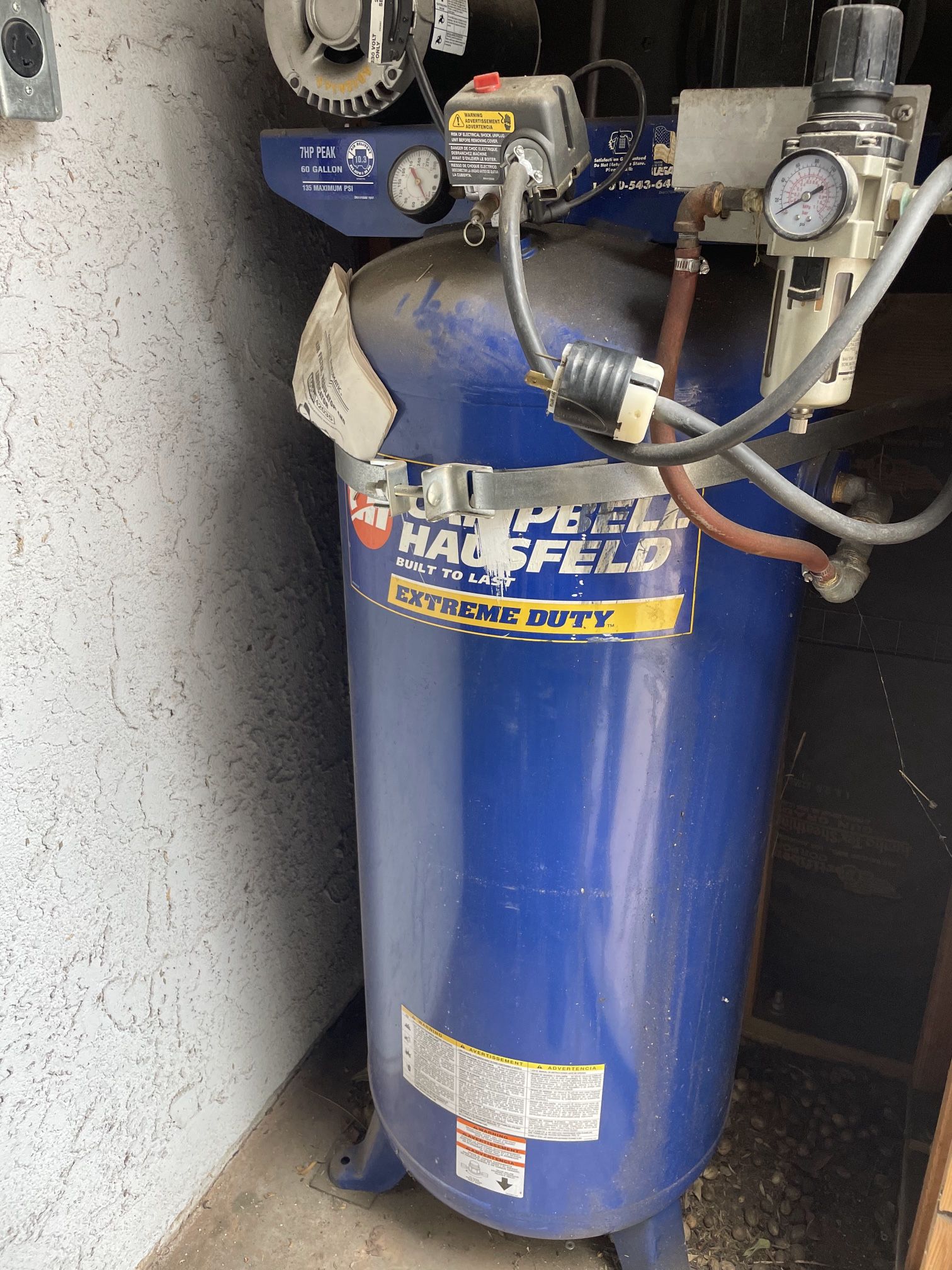 60 Gal Compressor Campbell Hausfeld