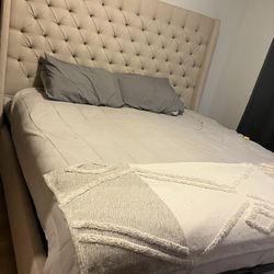 King Bed, Mattress And Headboard