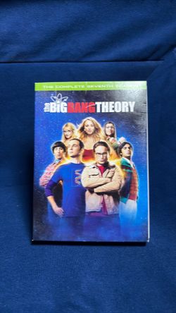 The Big Bang Theory: The Complete Seventh Season DVD box set, featuring 24 episodes across three discs.