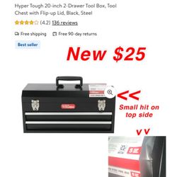 New small tool box read picture $25 east Palmdale cash only Small Hit On Side See Picture 