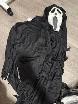 #2 Ghostface Scream Halloween Costume with Mask