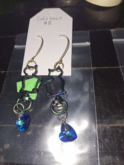 Handmade Cat Earrings 