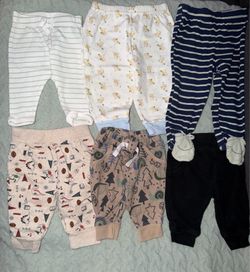 0-3 month and 9 month pants