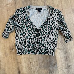 INC - Cropped Cardigan Sweater