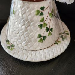 Yankee Candle Holder Shade And Plate St Patrick's Day