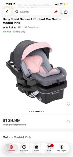 Brand new car seat still in box