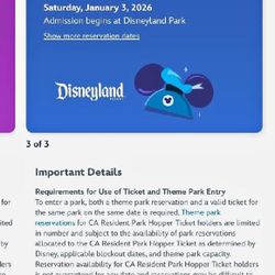 Disneyland Tickets 
