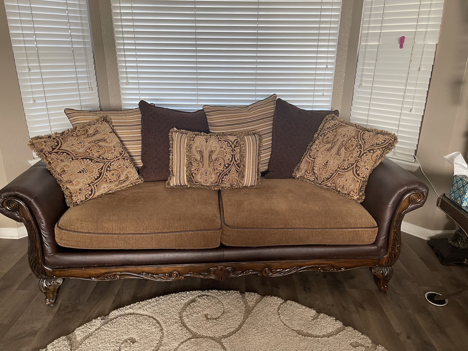 Like New Couch With Chair And Ottoman