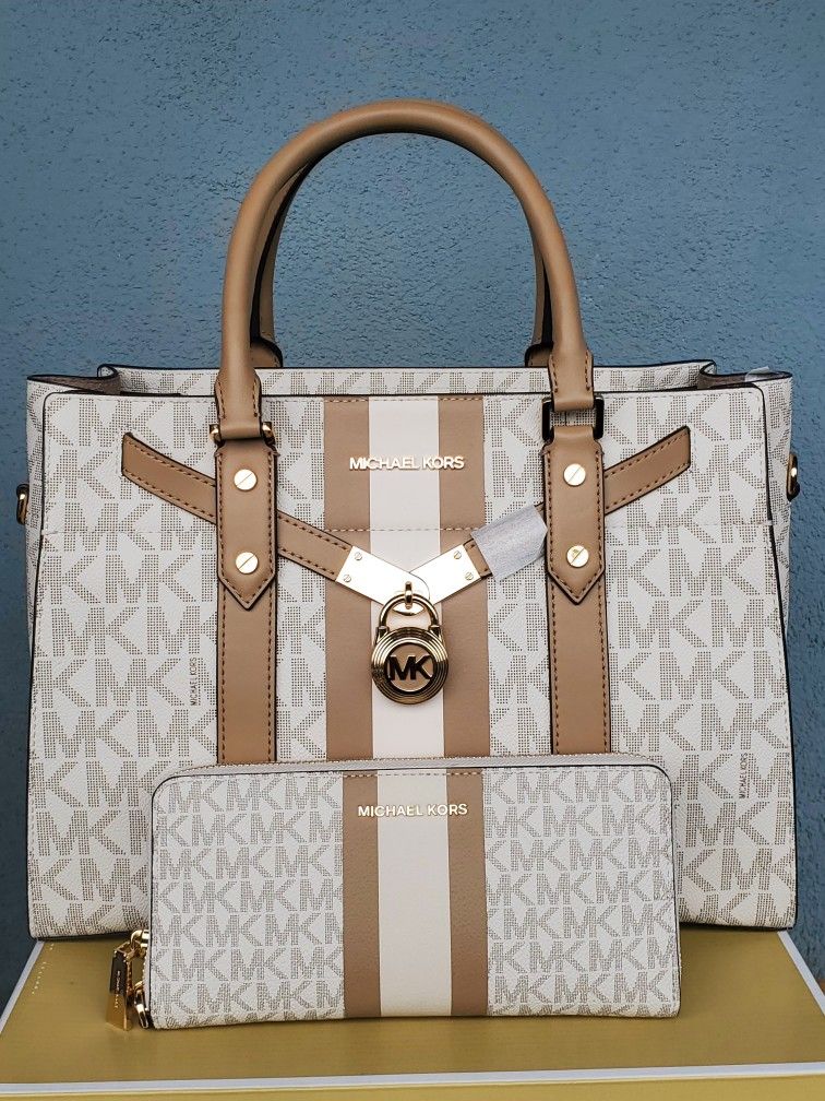 Michael Kors Large Hamilton And Matching Wallet