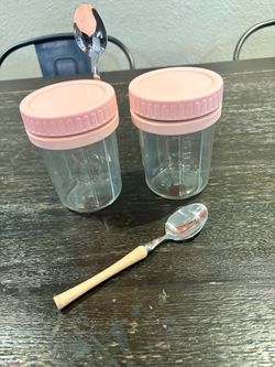 glass overnight oats mason jar containers