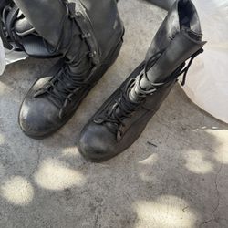 Belleville 800 ST Men's 8" Black Waterproof Steel Toe Flight & Flight Deck Boot