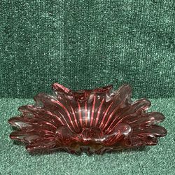 Vintage Murano Glass Shell Bowl By Archimede Seguso. Fast Shipping! 