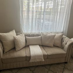 couch and loveseat