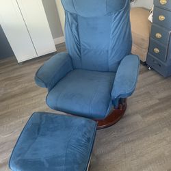 Recliner Chair With Ottoman 