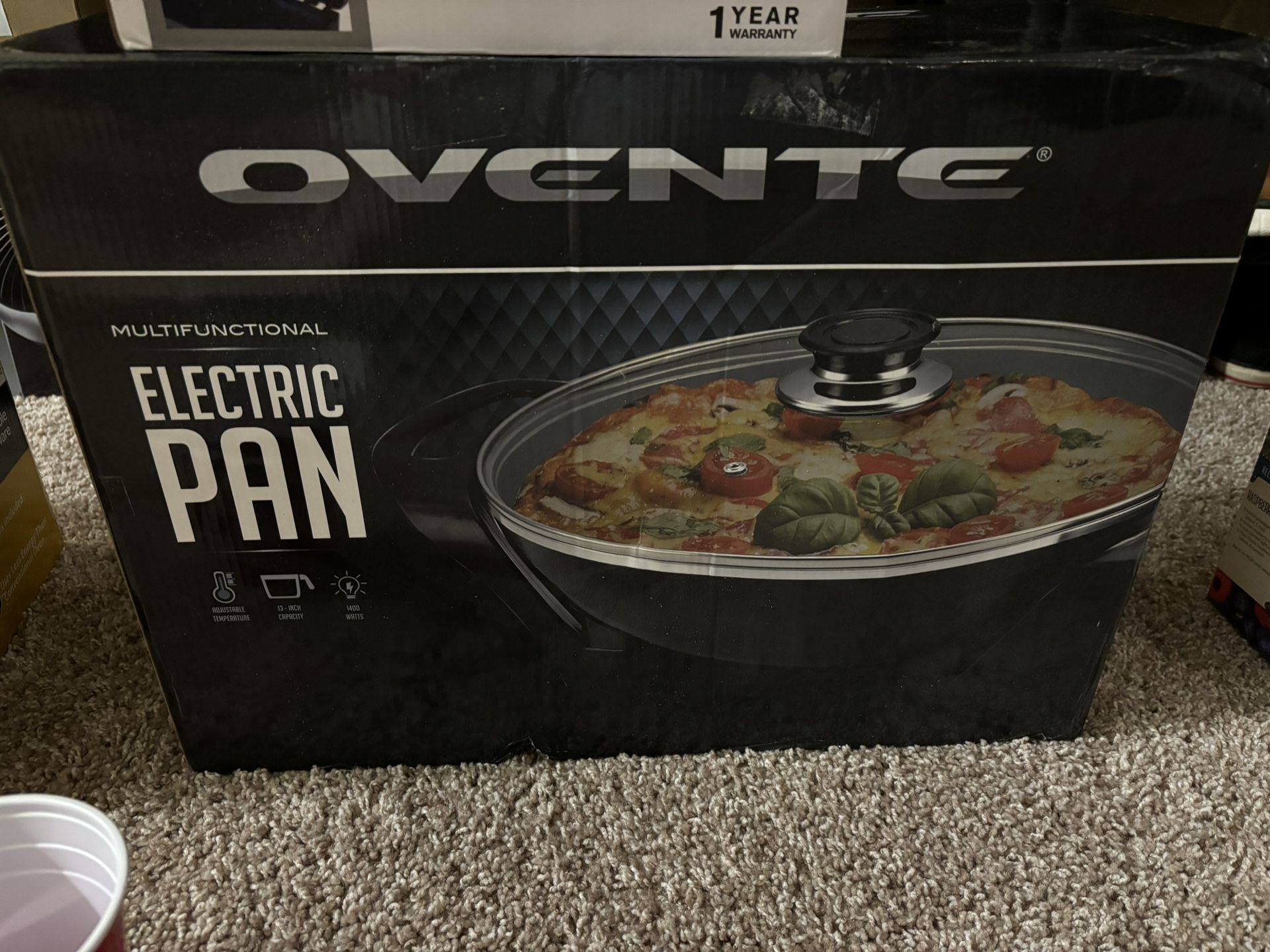 NEW Ovente Electric Pan 13” Capacity