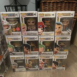 Anime Funko Pops (one Piece, Fire Force, Bleach, Mha 