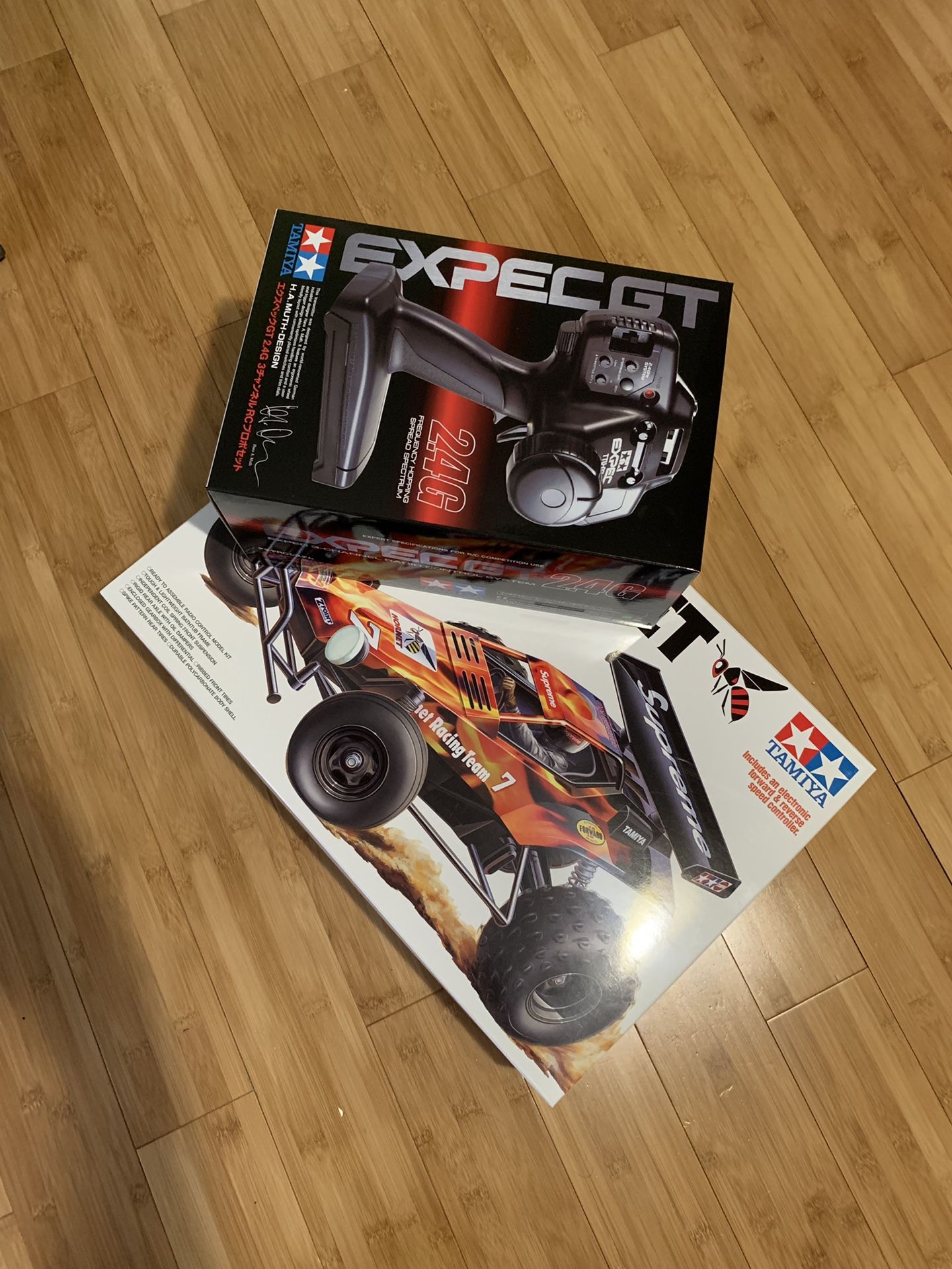 Supreme Tamiya Hornet RC Car Flames