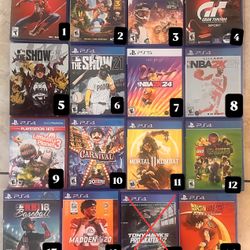PS4 and PS5 Games 