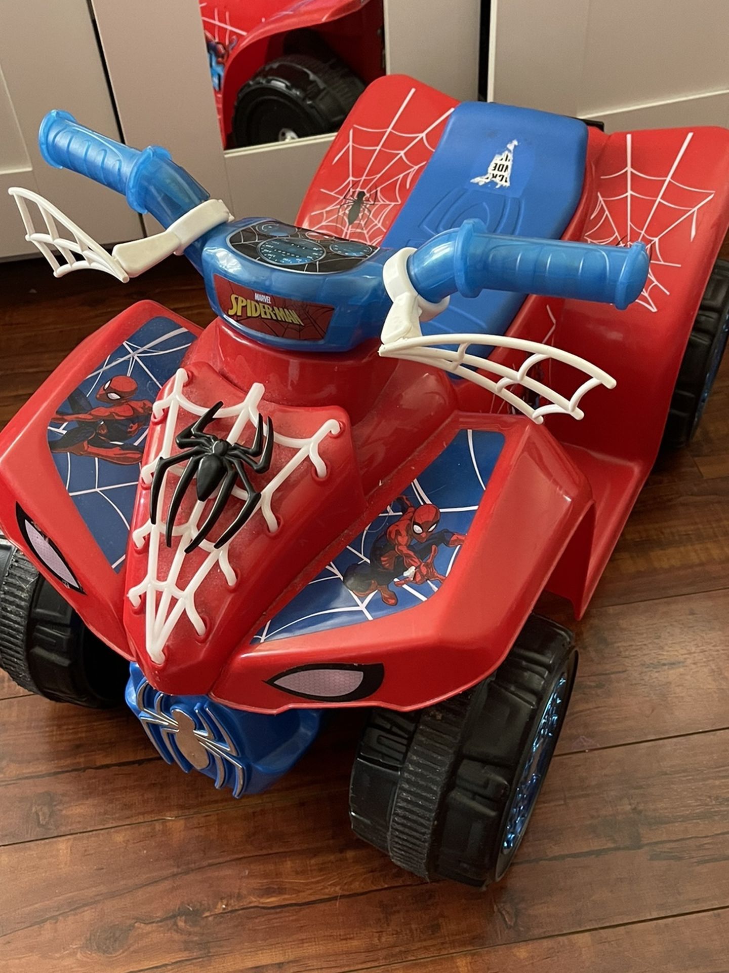 Spider Man Car Electric And 14” Bike