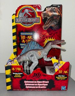 Jurassic Park III Re-Ak A-Tak “Spinosaurus Aqua Attack" Vintage 2001 by Hasbro