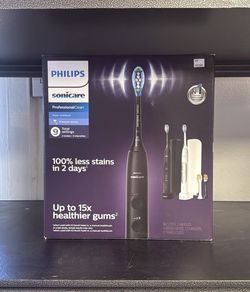 Sonicare Philips power toothbrush black and white pair