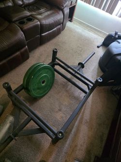 Heavy duty trap bar with plates.