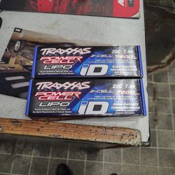 2x Power Cell Lip Batteries - 2 Cell 7600 MAH