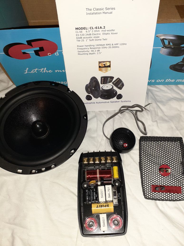 cdt audio 6.5 component car speakers
