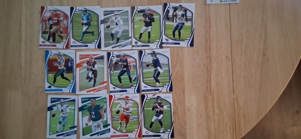 Donruss Panini ,Absolute panini , Optic Panini Football Cards 