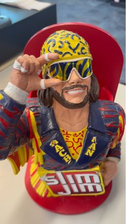 Macho Man Randy Savage Slim Jim Bust Figure