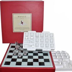 NEW! Restoration Hardware "Prost" Shot Glass Chess Set 