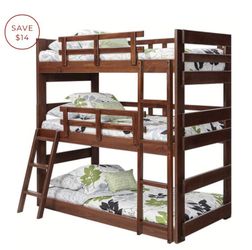 New triple Bunkbed real wood! Bunkbeds on sale here