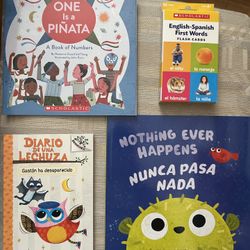 3 New Books And Flash Cards In Spanish/English