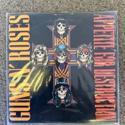 Guns N’ Roses Appetite For Destruction 1987 Geffen/uzi Vinyl Record Album