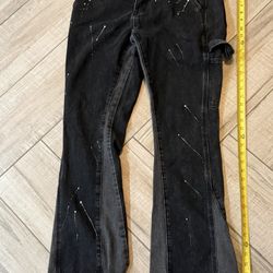 Women’s Flared Black Jeans Size 7